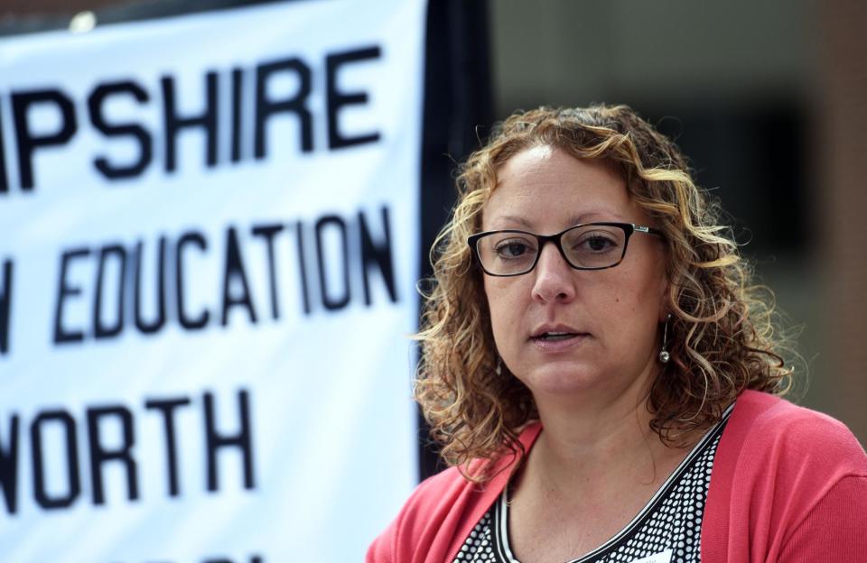 Megan Tuttle, president of National Education Association of New Hampshire, the state's largest teachers union.