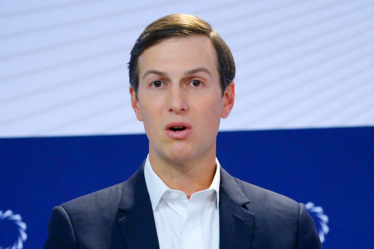 Jared Kushner, CEO & Founder, Affinity Partners, speaks on stage during an event in New York City on September 2022  (Getty Images for Concordia Summi)