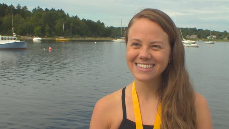 Swimmers compete in Sea Dogs Open Water Swim