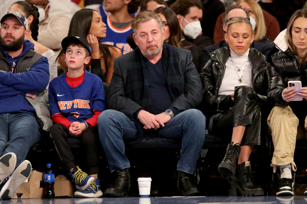 James Dolan's company has banned a lot of people over the years. (Brad Penner-USA TODAY Sports)