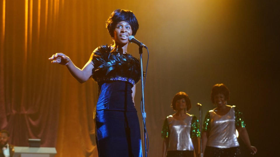 Cynthia Erivo as Aretha Franklin in the third season of biopic TV show 'Genius'. (Credit: National Geographic/Richard DuCree)