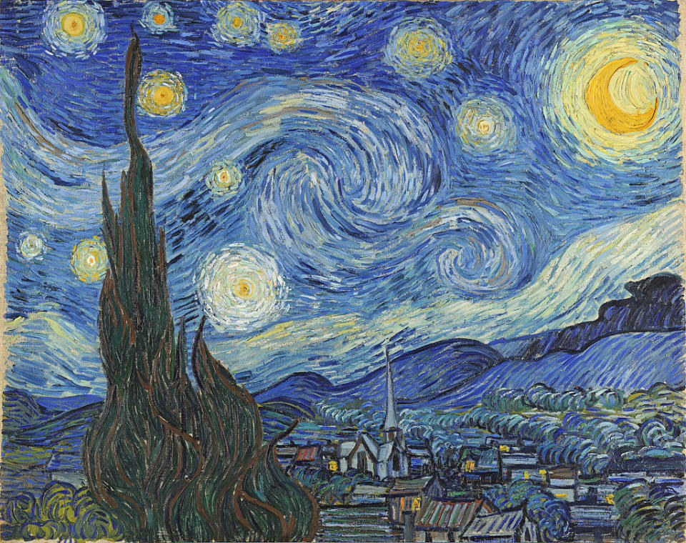 "The Starry Night" painting