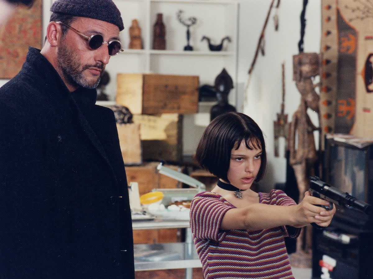 Jean Reno and Natalie Portman in ‘Léon’ (Moviestore/Shutterstock)