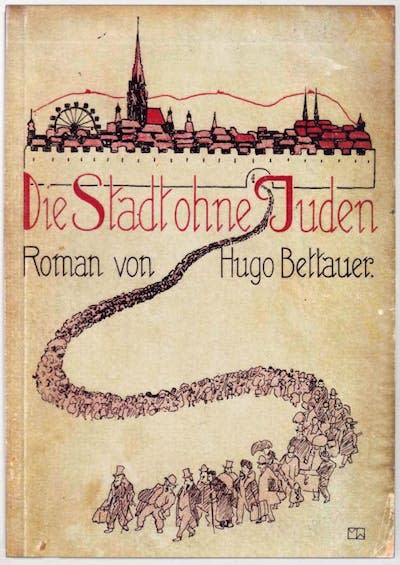 La novela de Hugo Bettauer ‘La ciudad sin judíos’ vendió más de 250.000 ejemplares. <a href="https://www.filmarchiv.at/wp-content/uploads/2018/02/bettauer_roman-510x720.jpg" rel="nofollow noopener" target="_blank" data-ylk="slk:Austrian Film Archive;elm:context_link;itc:0;sec:content-canvas" class="link ">Austrian Film Archive</a>