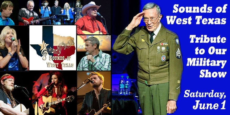 The Sounds of West Texas group will be presenting the annual “Tribute to Our Military Show” and benefit for the Texas South Plains Honor Flight.