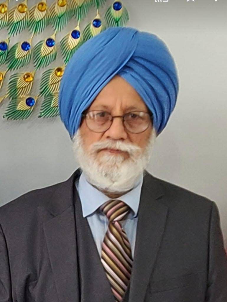 A Queens man has been charged with manslaughter and assault as hate crimes after he punched Jasmer Singh, 66, pictured here, following a fender bender on Oct. 19, 2023, in New York City. Singh planned to visit his native Punjab, India, with his wife just days later.