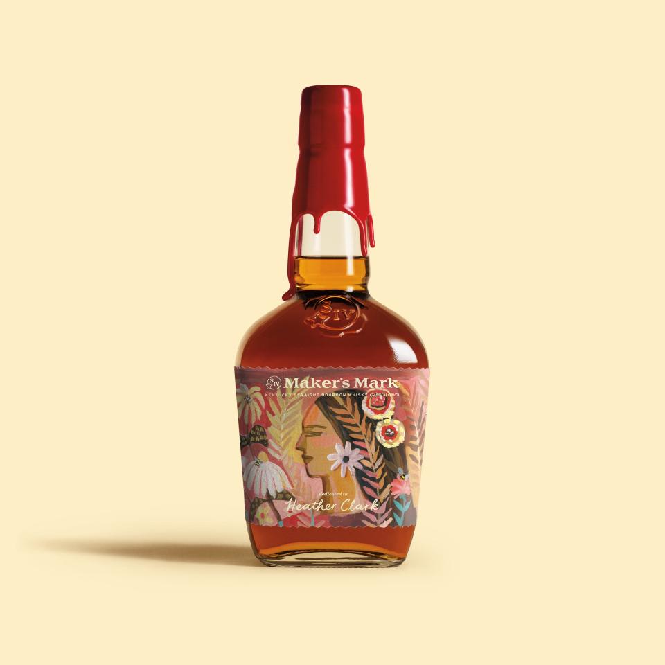 Maker's Mark has partnered with Vital Voices, a nonprofit investing in female leaders, to create a limited-edition customizable label designed by artist Gayle Kabaker.