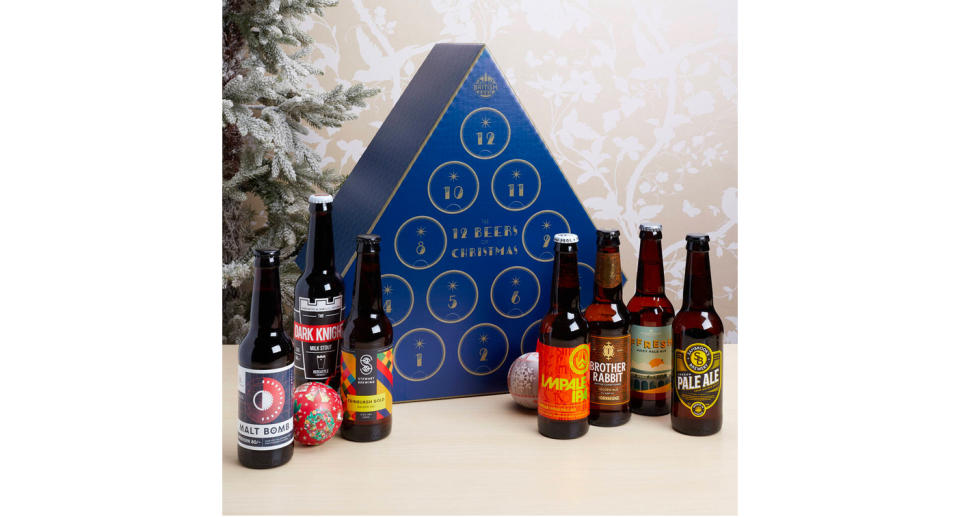 Don't fancy committing to 24 different beers in December? How about 12? (Best of British Beer / Not On The High Street)