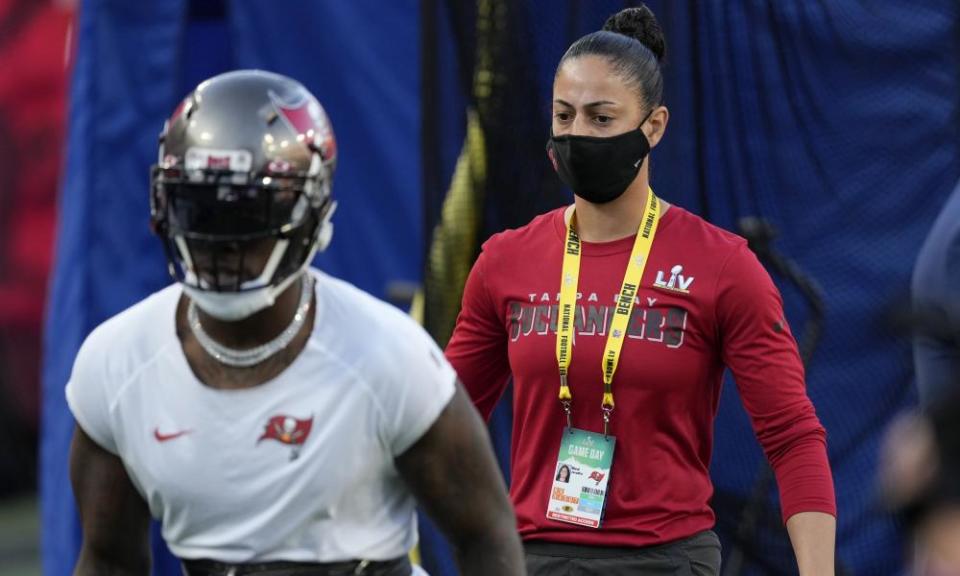 Tampa Bay Buccaneers strength and conditioning coach Maral Javadifar  is now a Super Bowl champion