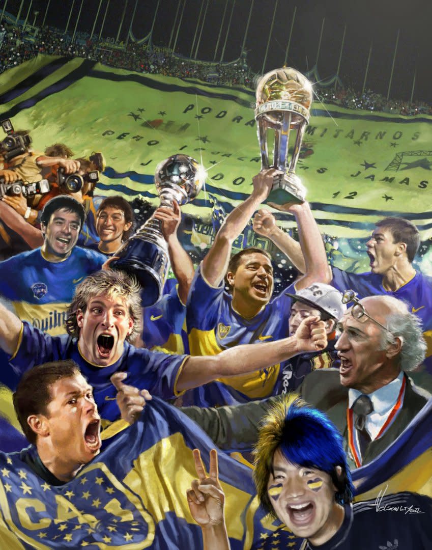 6- boca campeon del mundo ante real madrid, ano 2000