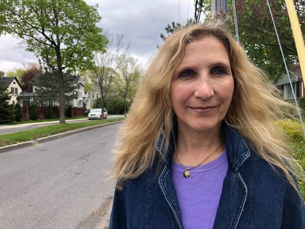 Sandra Morellato said she thanked the two women enormously for taking action, chasing the man for 17 kilometres and making sure she got her bike back. (Sarah Leavitt/CBC - image credit)
