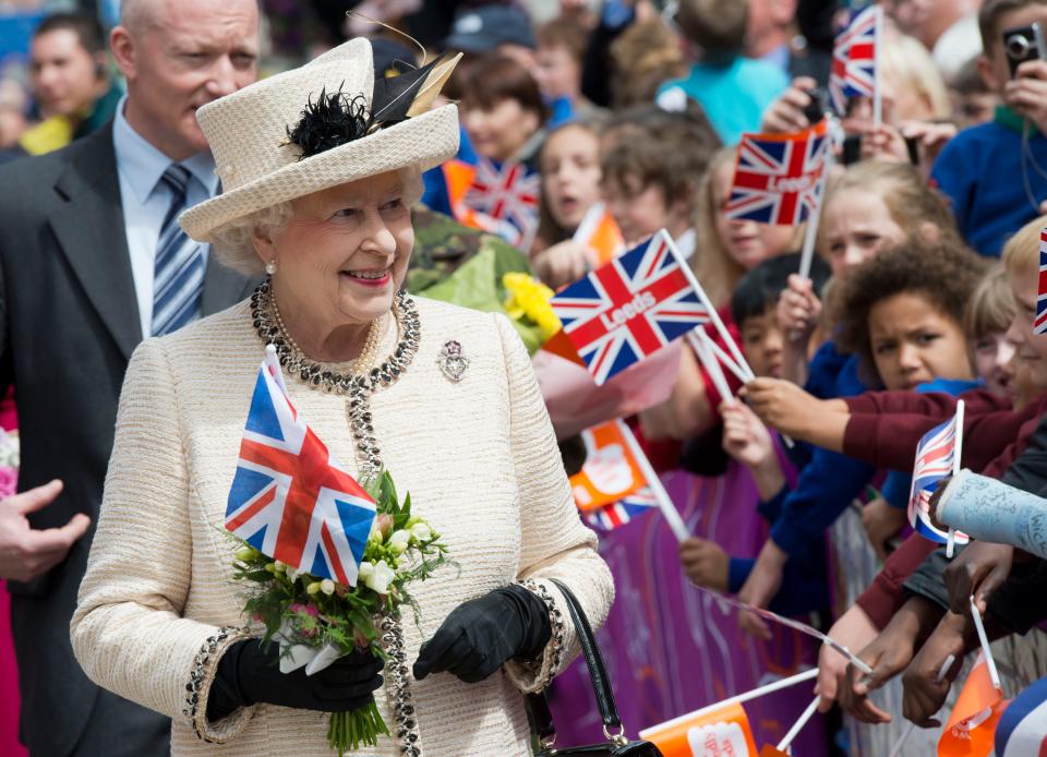 The Queen during her Diamond Jubilee tour