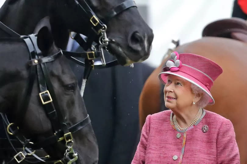 The late Queen was sent many animals, including a number of horses