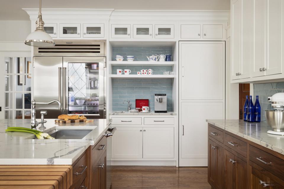 Inset Shaker Style Cabinet Doors in Kitchen