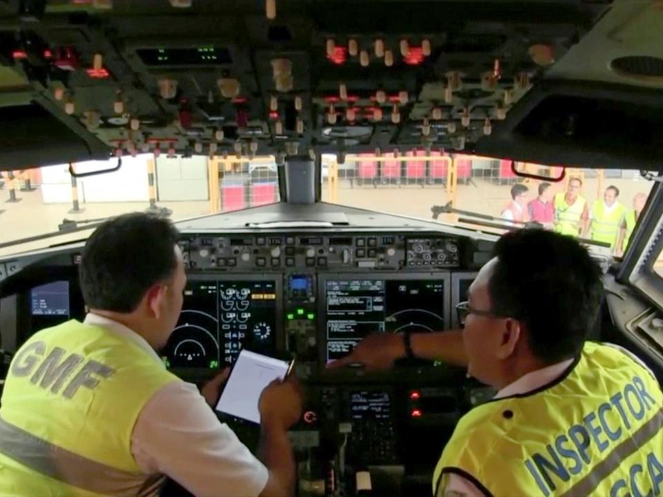 Boeing 737 Max cockpit