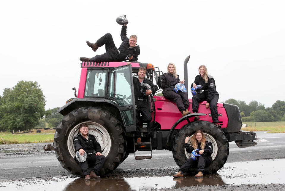 Programme Name: The Fast and The Farmerish - TX: n/a - Episode: The Fast and The Farmerish - England Heat (No. 1) - Picture Shows: English Teams- Checkshirt Choppers and Diva Drivers  - (C) Stephen Davison / Pacemaker Press - Photographer: Stephen Davison