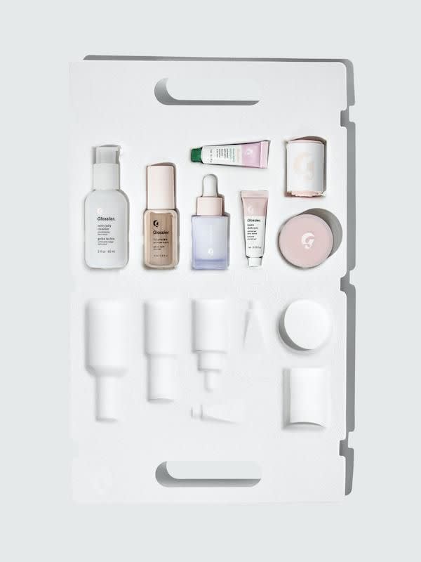 <p><strong>Glossier</strong></p><p><strong>$50.00</strong></p><p><a href="https://go.redirectingat.com?id=74968X1596630&url=https%3A%2F%2Fwww.glossier.com%2Fproducts%2Fthe-skincare-edit&sref=https%3A%2F%2Fwww.elle.com%2Fbeauty%2Fg38256941%2Fglossier-black-friday-sale-2021%2F" rel="nofollow noopener" target="_blank" data-ylk="slk:Shop Now" class="link rapid-noclick-resp">Shop Now</a></p><p>Go all out with this incredible bundle. If you're a good friend, you could get this for the Glossier stan in your life. But personally I think I'll be buying it for myself.</p>