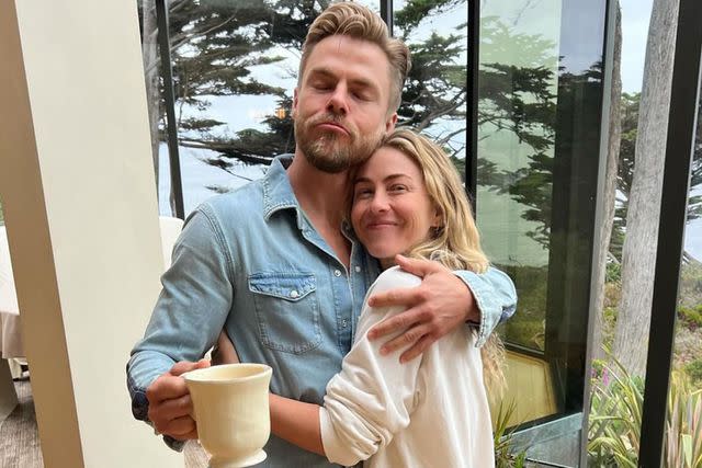 <p>Julianne Hough/Instagram</p> Derek and Julianne Hough