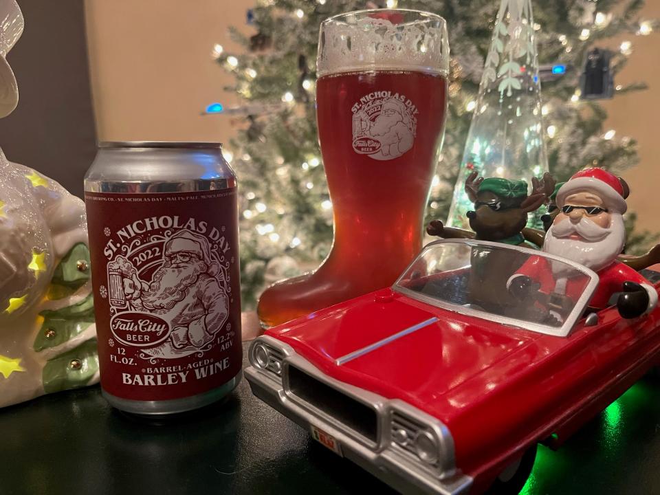 Falls City Beer is launching is seasonal St. Nicholas Day Barrel-Aged Barley Wine in December 2022. It has an ABV of 12.2%.