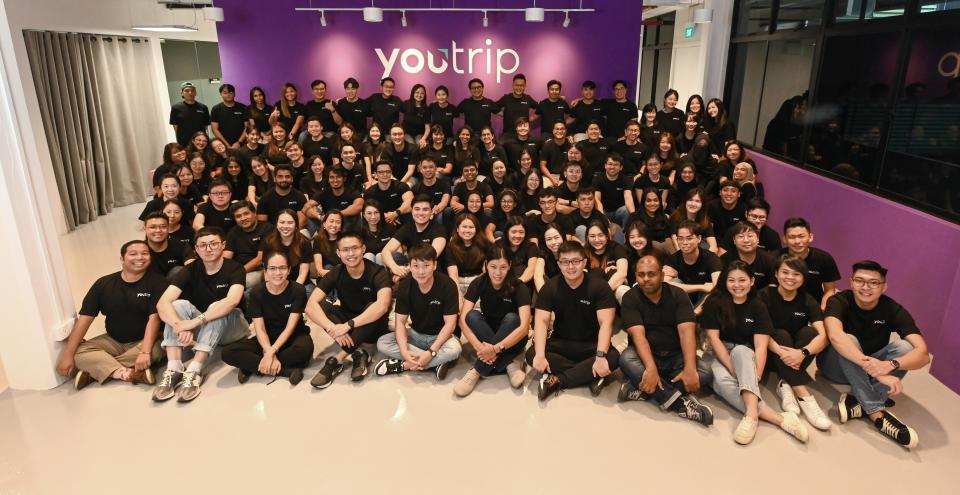 Group photo of YouTrip's Singaporean team