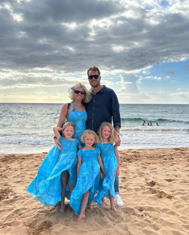 Matthew Stafford, Wife Kelly, & Their Four Kids Celebrate Super