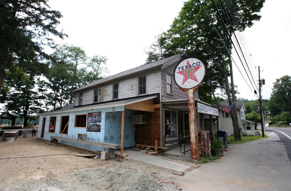 The Garris General Store, still under a renovation and restoration project, seen here Wednesday, July 5, 2017.