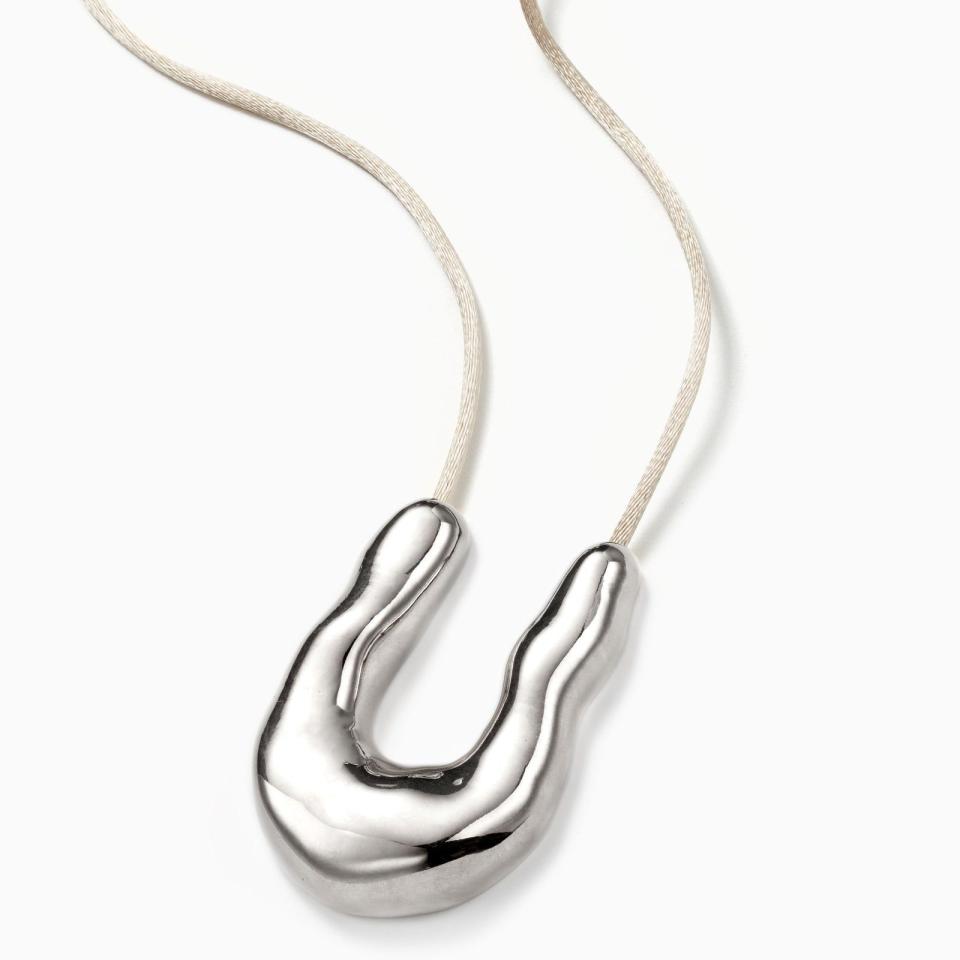4) Large Wishbone Pendant