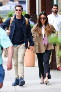 John Mulaney Olivia Munn Hold Hands Rare Appearance Pics