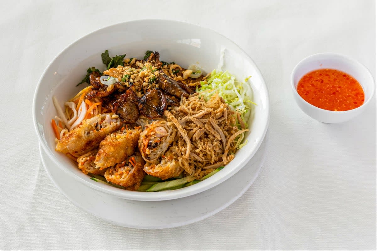 Salad days: Sông Quê Café is our top pick on Kingsland Road’s “Pho Mile”      (Press handout)