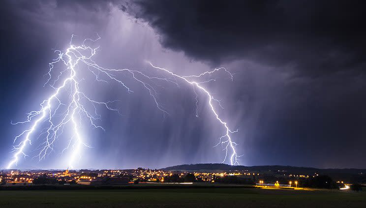 The odds of being struck by lightning in a given year are one in 1,083,000. (Photo: Nancy Newell/Getty Images)