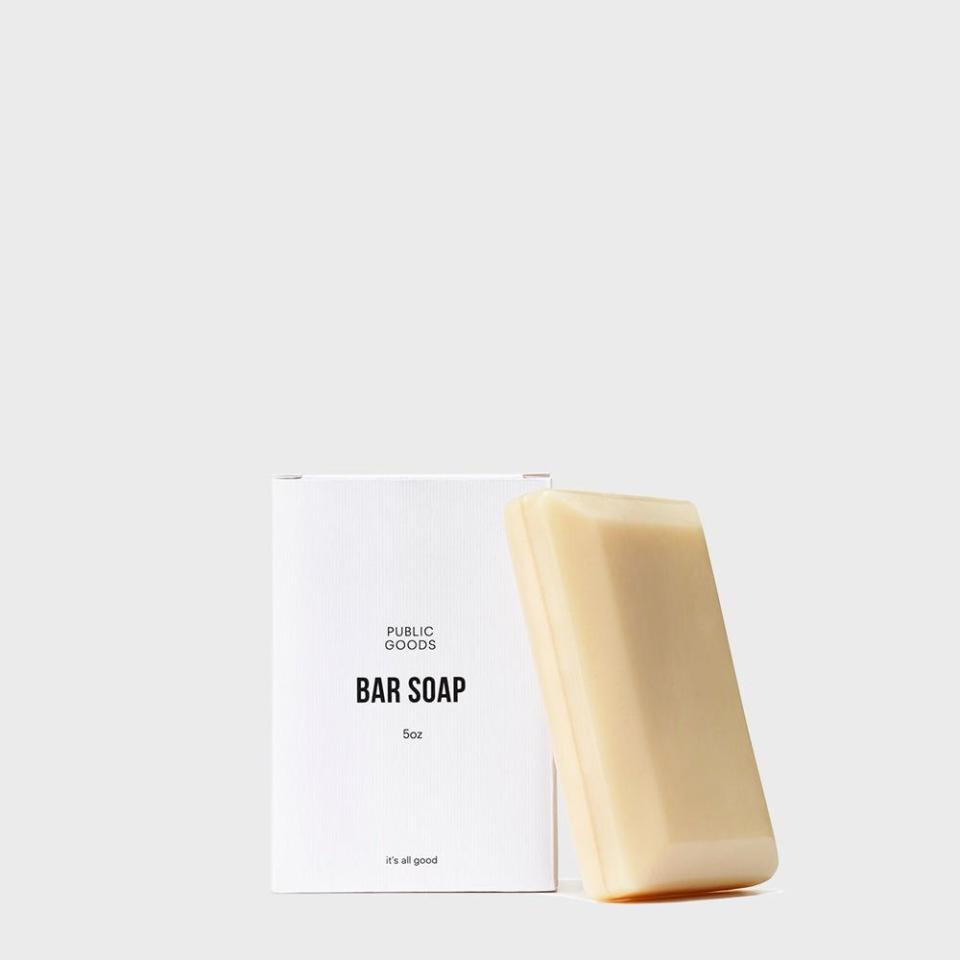 <p><a href="https://go.redirectingat.com?id=74968X1596630&url=https%3A%2F%2Fwww.publicgoods.com%2Fproducts%2Fbar-soap&sref=https%3A%2F%2Fwww.menshealth.com%2Fgrooming%2Fg23306524%2Fbest-soap-for-men%2F" rel="nofollow noopener" target="_blank" data-ylk="slk:Shop Now;elm:context_link;itc:0;sec:content-canvas" class="link ">Shop Now</a></p><p>Bar Soap</p><p>publicgoods.com</p><p>$3.95</p>