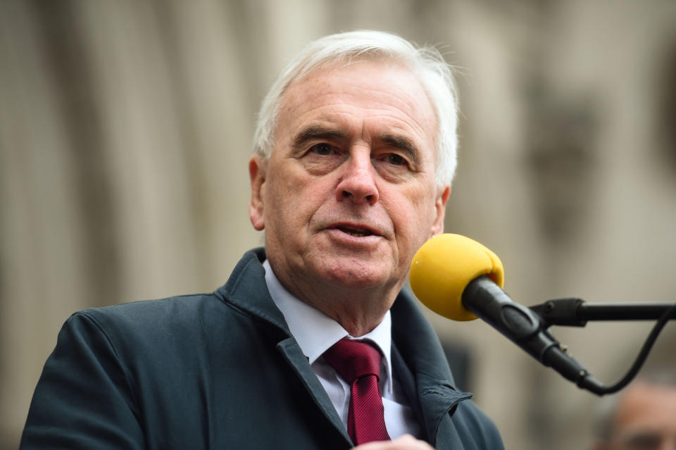 <p>John McDonnell says the country will benefit from an extra £70 billion over 10 years under a Labour government.</p>