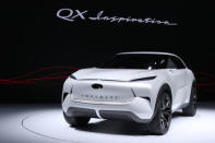 Infiniti Motor Company shows the QX Inspiration concept car, which failed to show at its own unveiling earlier, at the North American International Auto Show in Detroit, Michigan, U.S. January 14, 2019. REUTERS/Jonathan Ernst