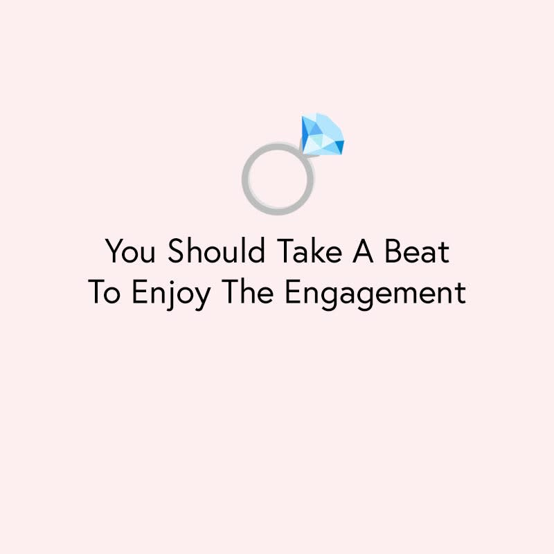 <p>Unless you've been planning since long before he actually popped the question, we suggest you wait until the engagement party has happened to even consider starting the process. This will give you some time to enjoy the first step in the process (engagement) and put some actual thought into what you and your significant other want before beginning to book vendors.</p>