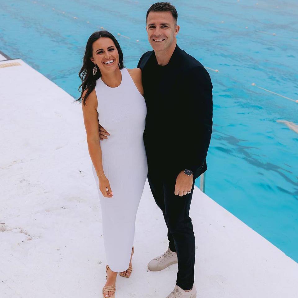 Nine presenter Danika Mason and her fiancé Todd Liubinskas