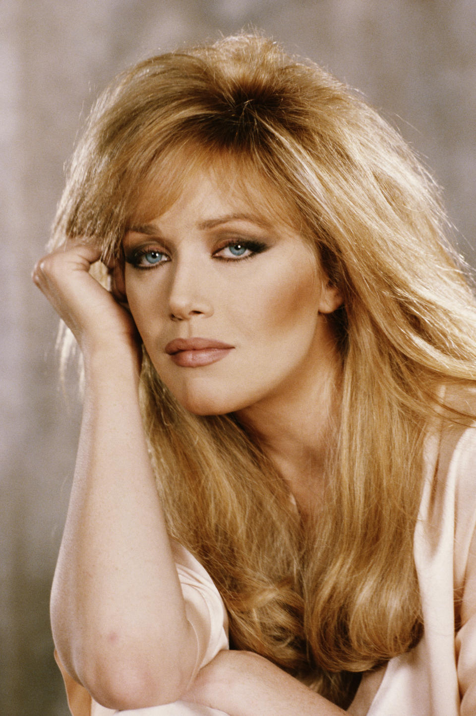 American actress Tanya Roberts stars as Stacey Sutton in the James Bond film 'A View To A Kill', 1984. (Photo by Keith Hamshere/Getty Images)