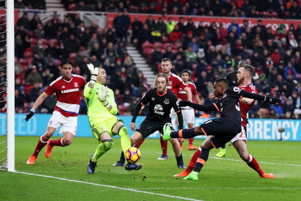 Ademola Lookman is denied against Boro