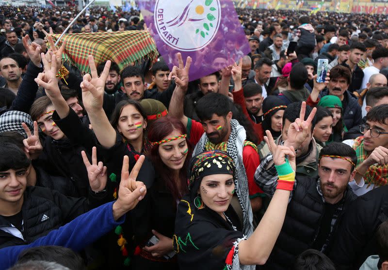 Spring festival of Nowruz celebrations in Diyarbakir