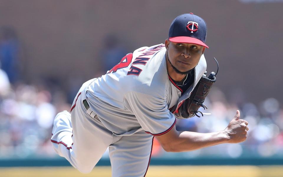 Ervin Santana and his $46 million through 2019 could be on the move. (Getty Images)