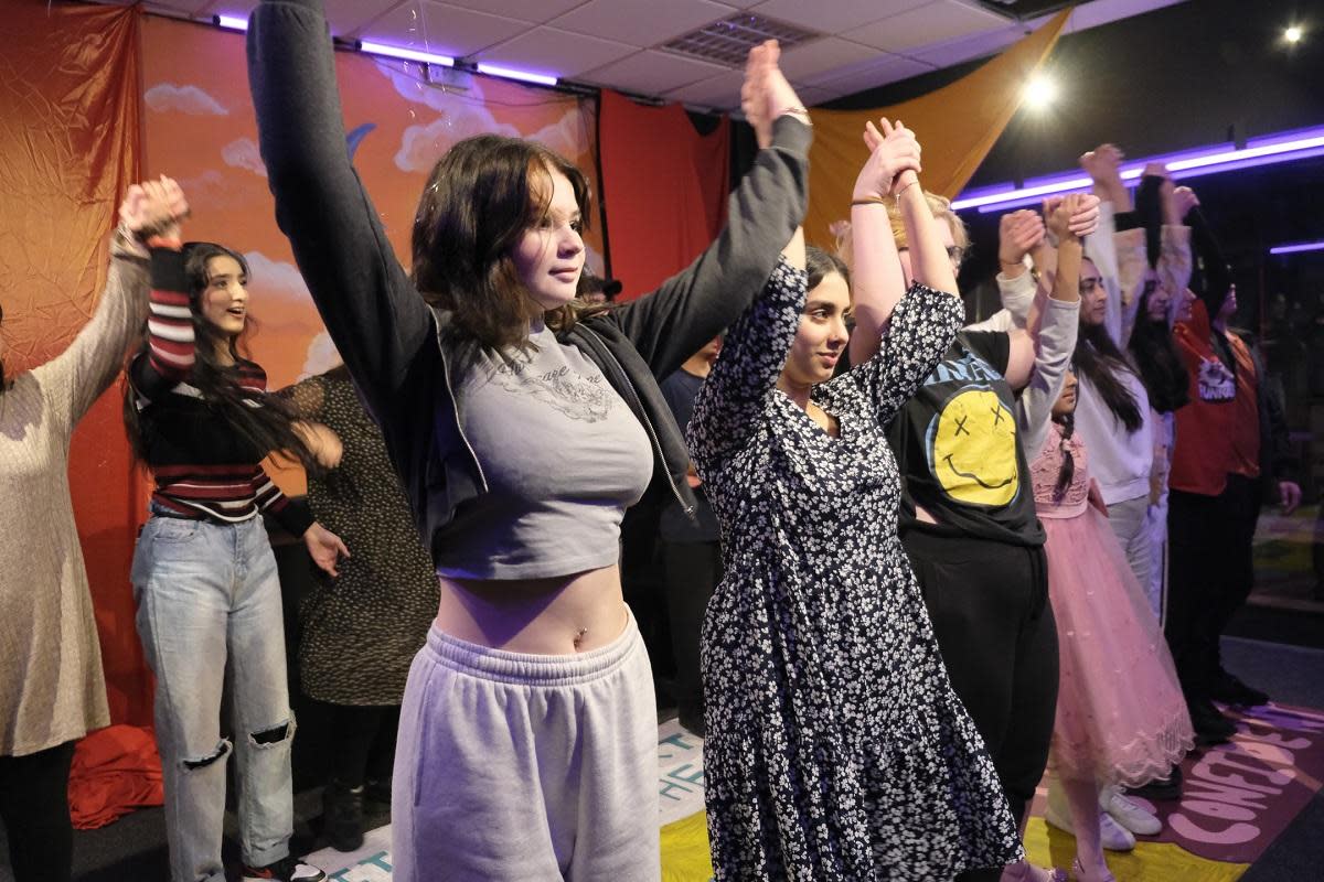 Young people taking a bow after a performance - picture by Mahshid Alavizadeh <i>(Image: Mahshid Alavizadeh)</i>