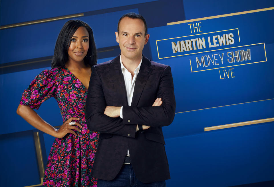 Angellica Bell and Martin Lewis give viewers up-to-date financial advice. (ITV/MultiStory Media)
