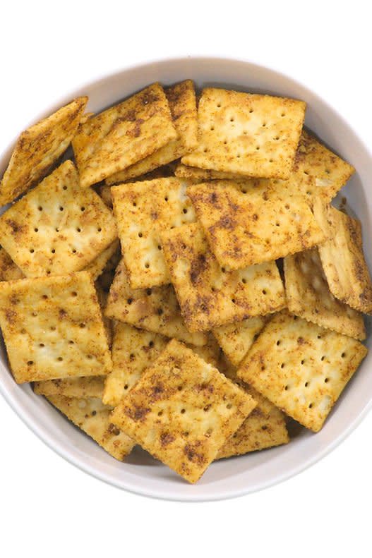 Spicy Parmesan Crackers