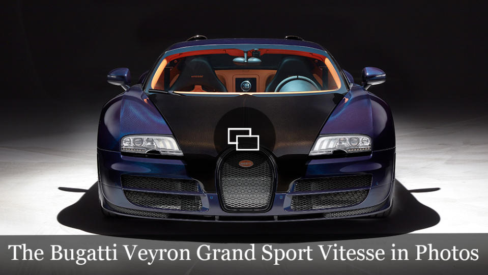 The 2014 Bugatti Veyron Grand Sport Vitesse in Photos