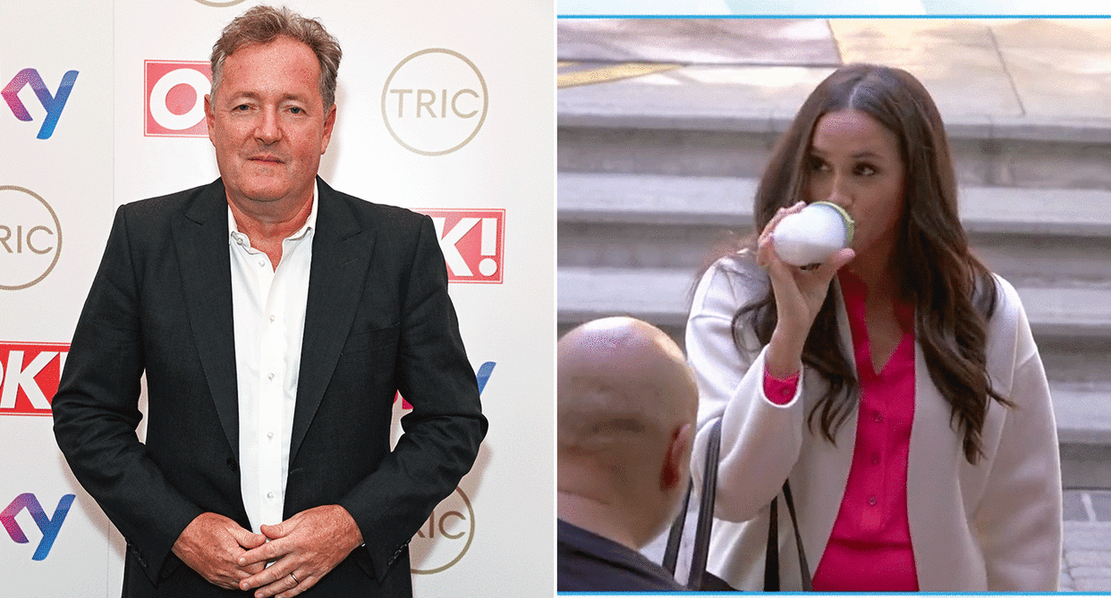 Piers Morgan branded Meghan Markle an embarrassment. (Getty Images/The Ellen DeGeneres Show)