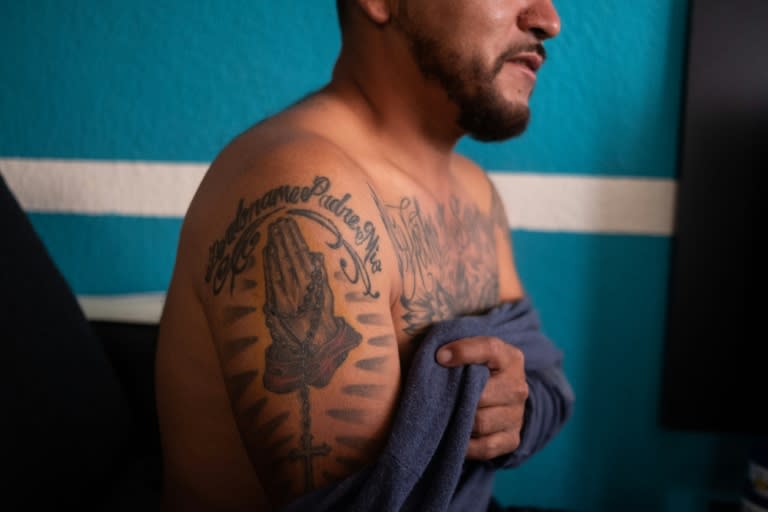 Pedro Carrizales says that like the mythical phoenix inked on his chest, "I was reborn from my ashes to save other gang-bangers"