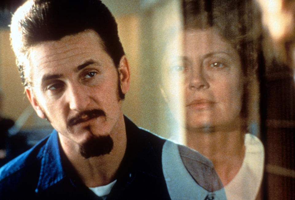 Sean Penn in prison in a scene from the film 'Dead Man Walking', 1995. (Photo by Gramercy Pictures/Getty Images)