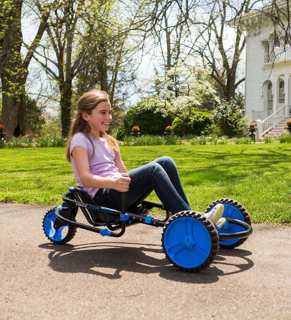 Classic Aluminum YBike Explorer Pedal Go Kart. Image via HearthSong.