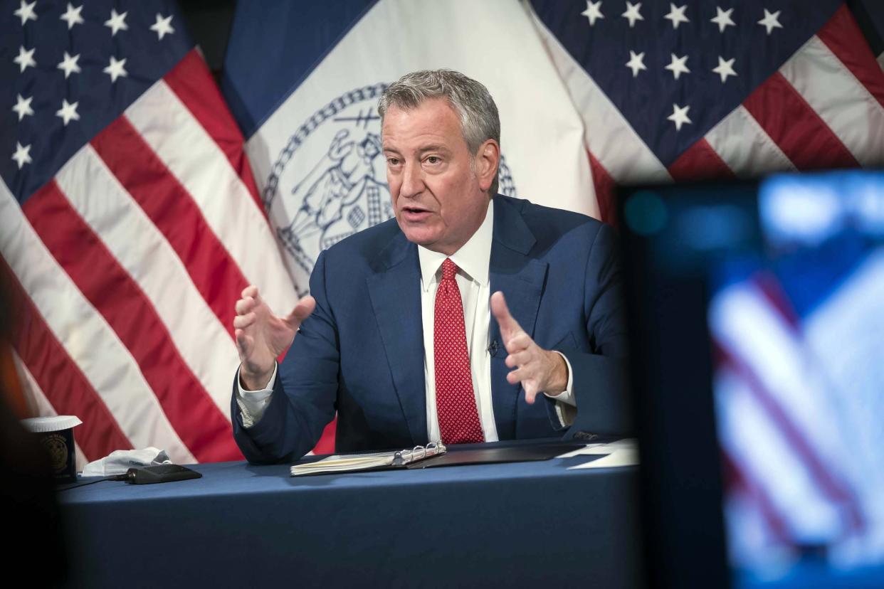 New York City Mayor Bill de Blasio