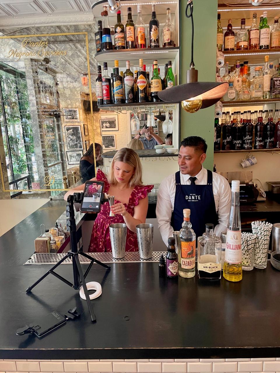 Dante head bartender Eloy Pacheco teaches USA TODAY Food Reporter Morgan Hines how to make "Another Espresso Martini."