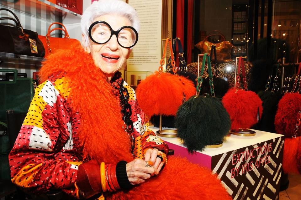 Iris Apfel's Black-Rimmed Glasses